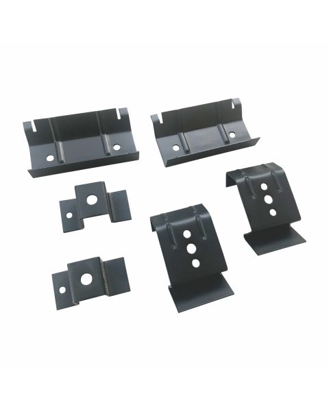 Suporte para TV epoxi preto fosco