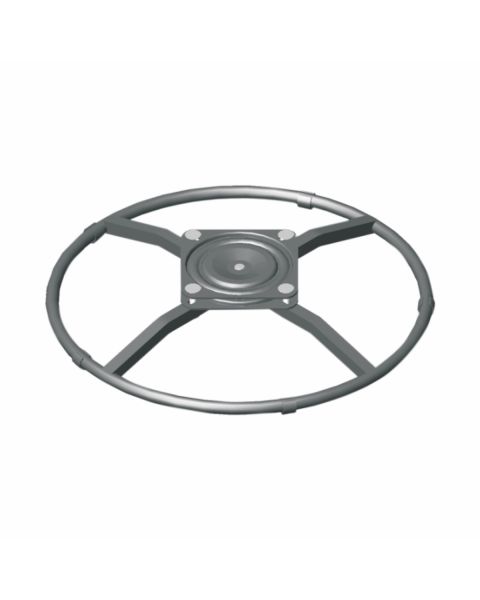 Conjunto Suporte para Sofá Rotativo epoxi preto fosco