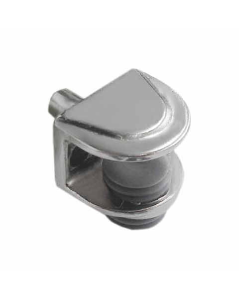 Suporte para Vidro 9mm com pino Ø5x8mm niquel