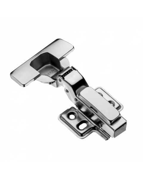 Dobradiça 35 alta com amortecimento calço 0 clip niquelada