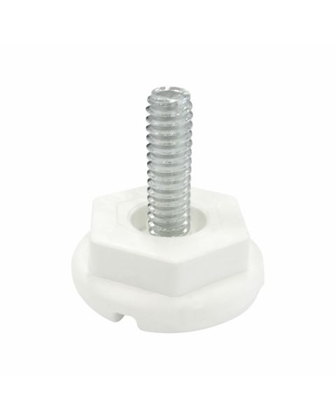 Sapata Sextavada Regulável cinza metalico 100