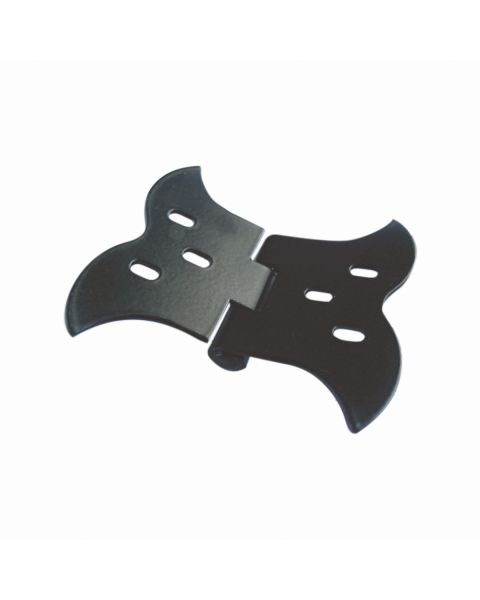 Dobradi�a Tipo Borboleta ouro velho (verniz amarelo ouro)