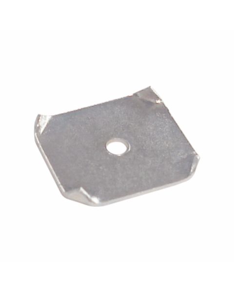 Fixador Fundo de Roupeiro Zincado branco