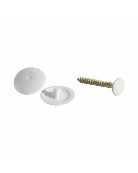 Tampa Ø12 para Parafuso Cabeça Chata branco 005