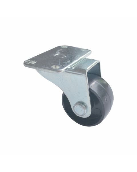 RB 30 Fixo com Suporte Plano sem Trava Zincado branco