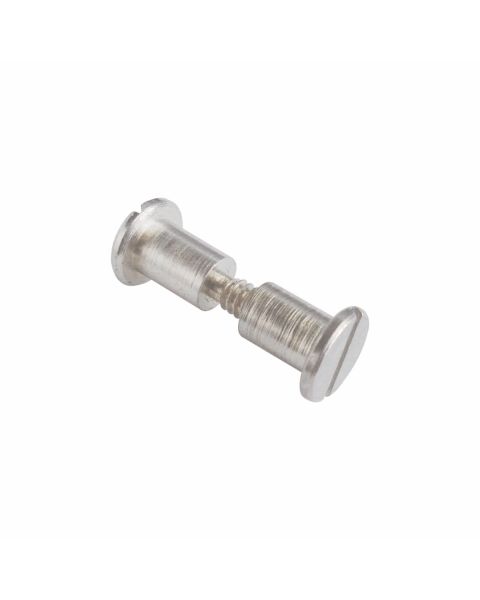 Parafuso Uni�o Fenda Simples Zincado branco