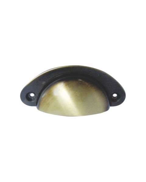 Puxador Concha epoxi preto fosco