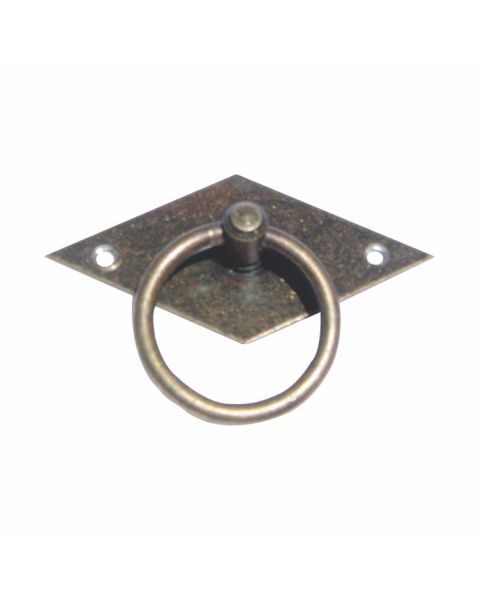 Puxador Losango epoxi preto fosco