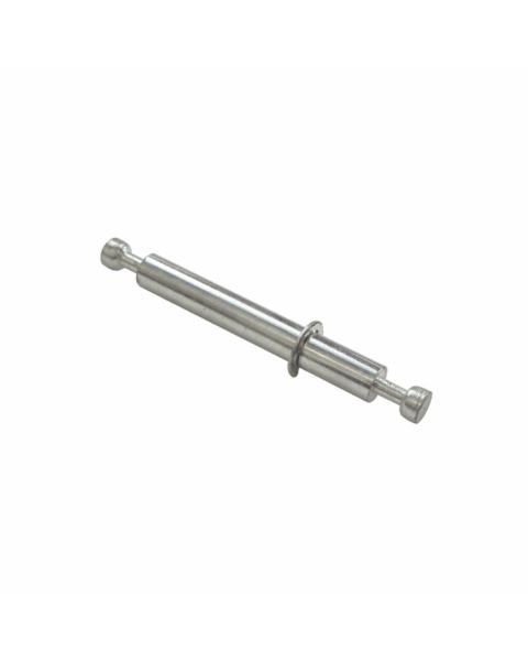 Haste com Anel 63.9 MDF 18 Zincado branco