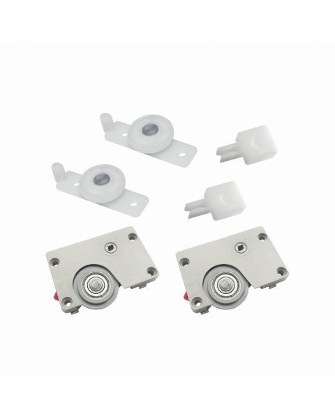 Sistema para Porta de Correr DUO 14 - Kit para 1 Porta cinza social...