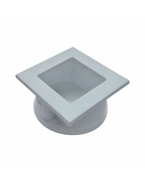 Puxador Embutido Quadrado gris cinza 150