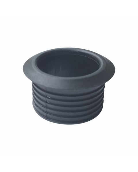 Puxador Embutido cinza metalico 100