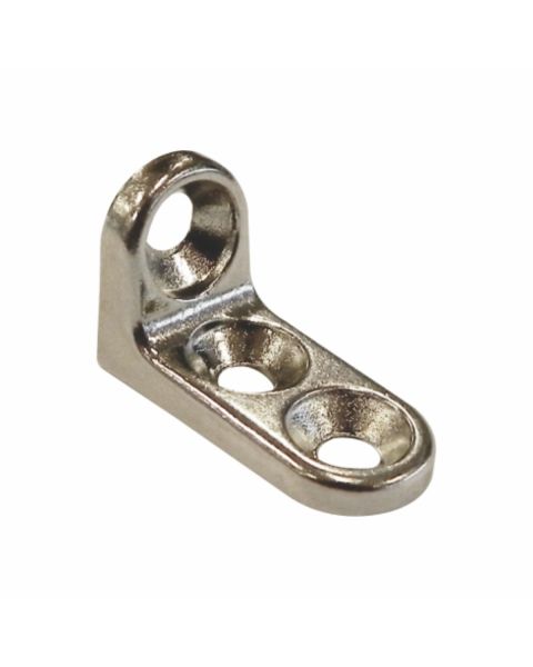 Cantoneira 3 furos Zincado branco