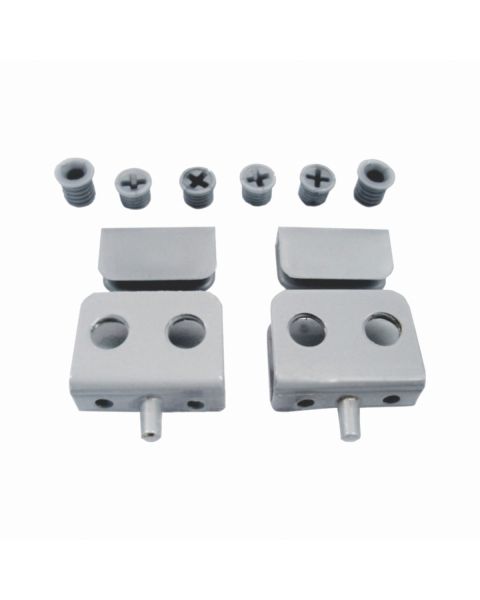 Kit Dobradi�a Pino Central para MDF 15mm epoxi cinza...