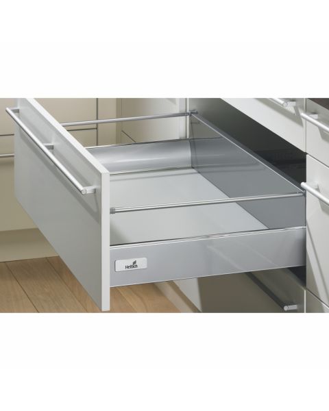 Kit Gaveta InnoTech alta cinza 470mm com amortecimento