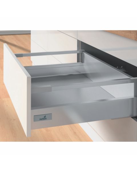 Kit Gaveta Atira alta cinza 420mm com amortecimento