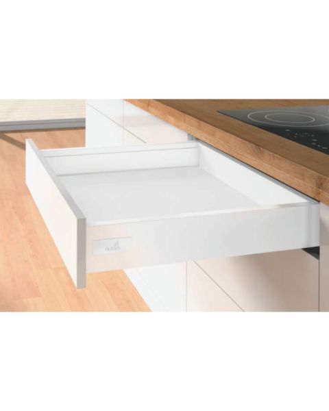 Kit Gaveta Atira Baixa branco 470mm com Push to Open
