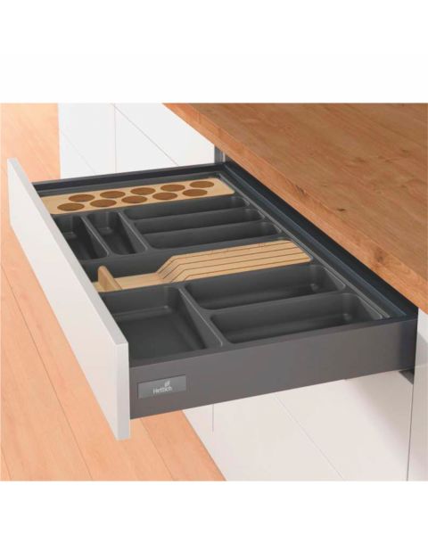 Organizador OrgaUm pl�stico cor antr�cito largura 801 a...