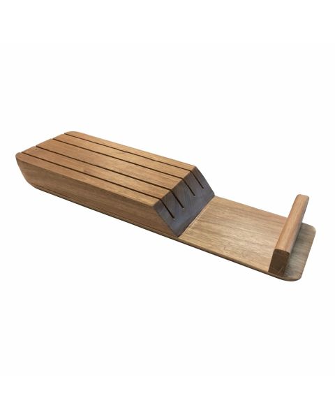 Porta facas em madeira maci�a para organizador OrgaUm