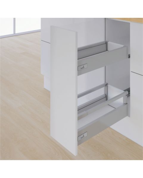 Kit porta temperos Atira cinza com amortecimento