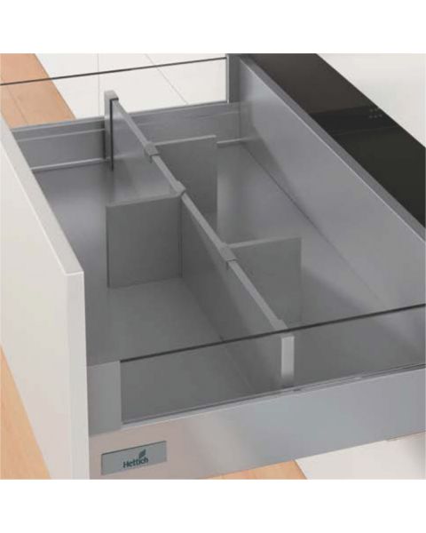 Organizador Orga Pratos cinza largura 600mm