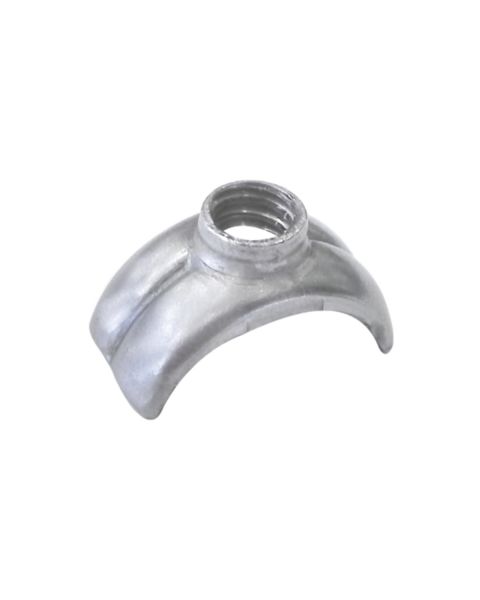 Porca Meia-Lua Estampada 1/4” Zincado branco