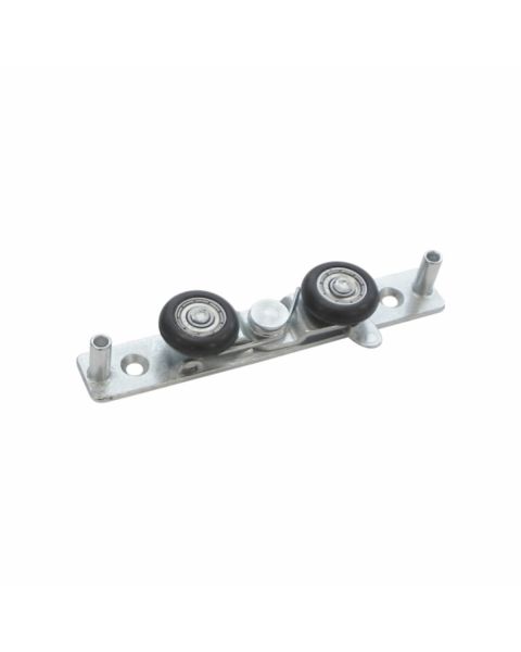 Carro Superior para Sistema de Portas de Correr Zincado branco