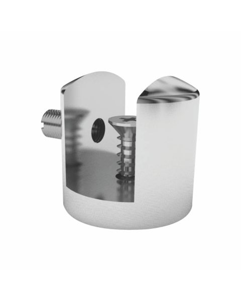 Suporte para Vidro 19.5 cromo