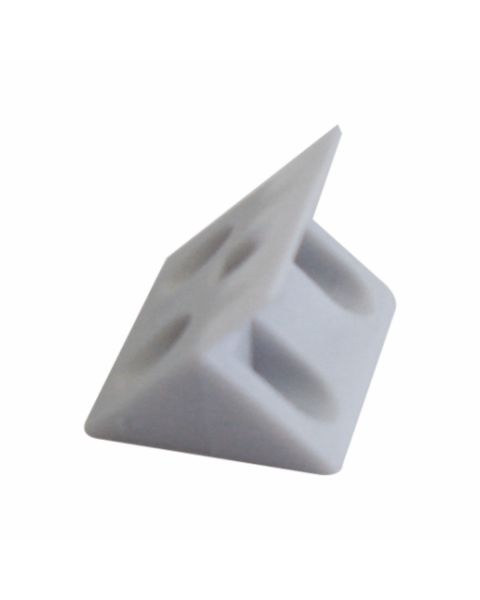 Cantoneira Suporte Triangular 14 Com Aba branco 005