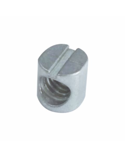 Porca Cil�ndrica �10x10mm Rosca M6 Zincado amarelo