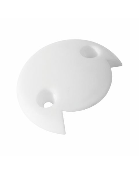 Fixador de Canto de Vidro 4mm branco 005