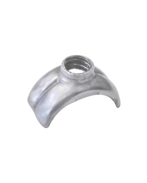 Porca Meia-Lua Estampada 1/4” Zincado branco